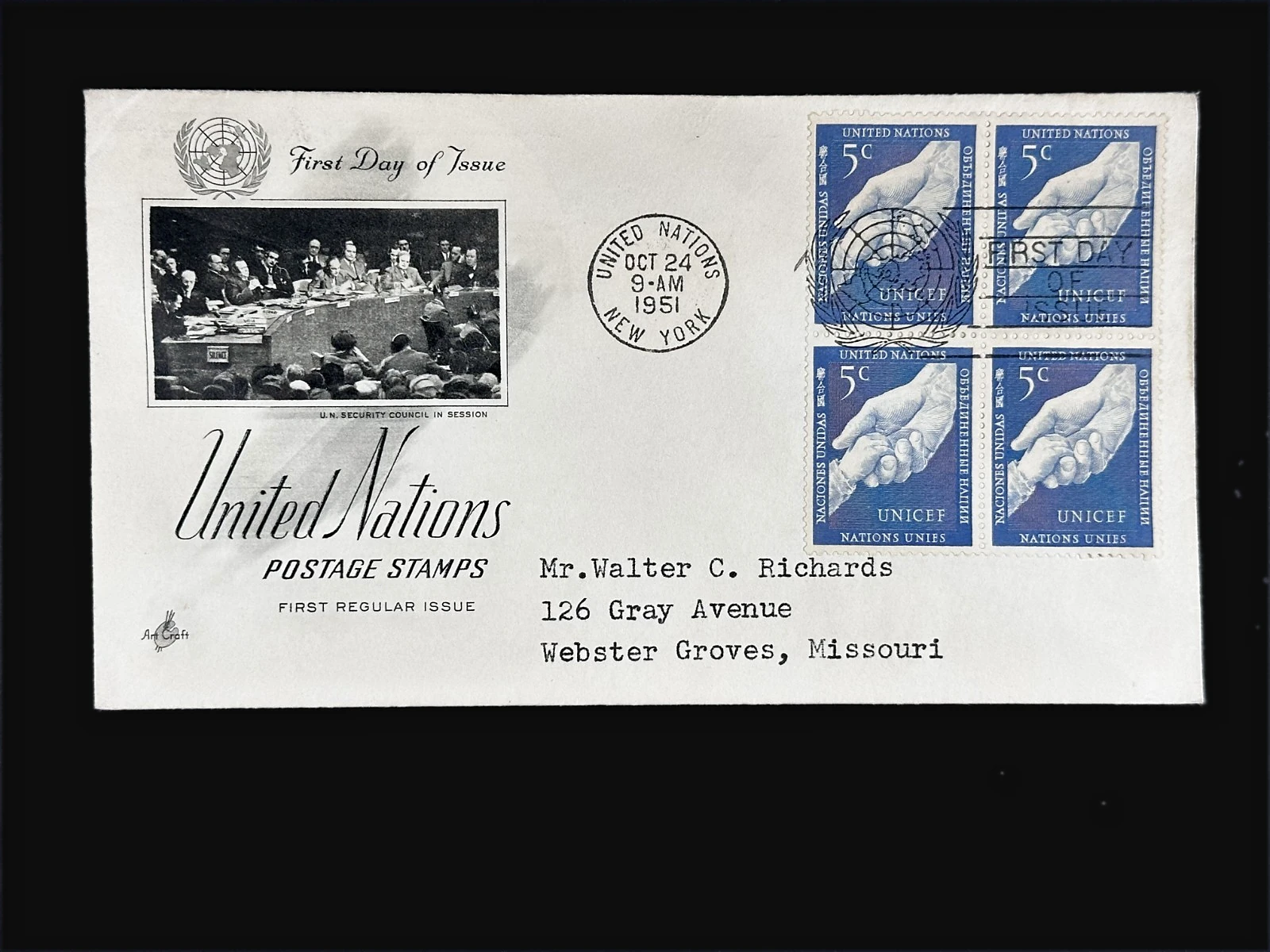 5¢ first regular issue