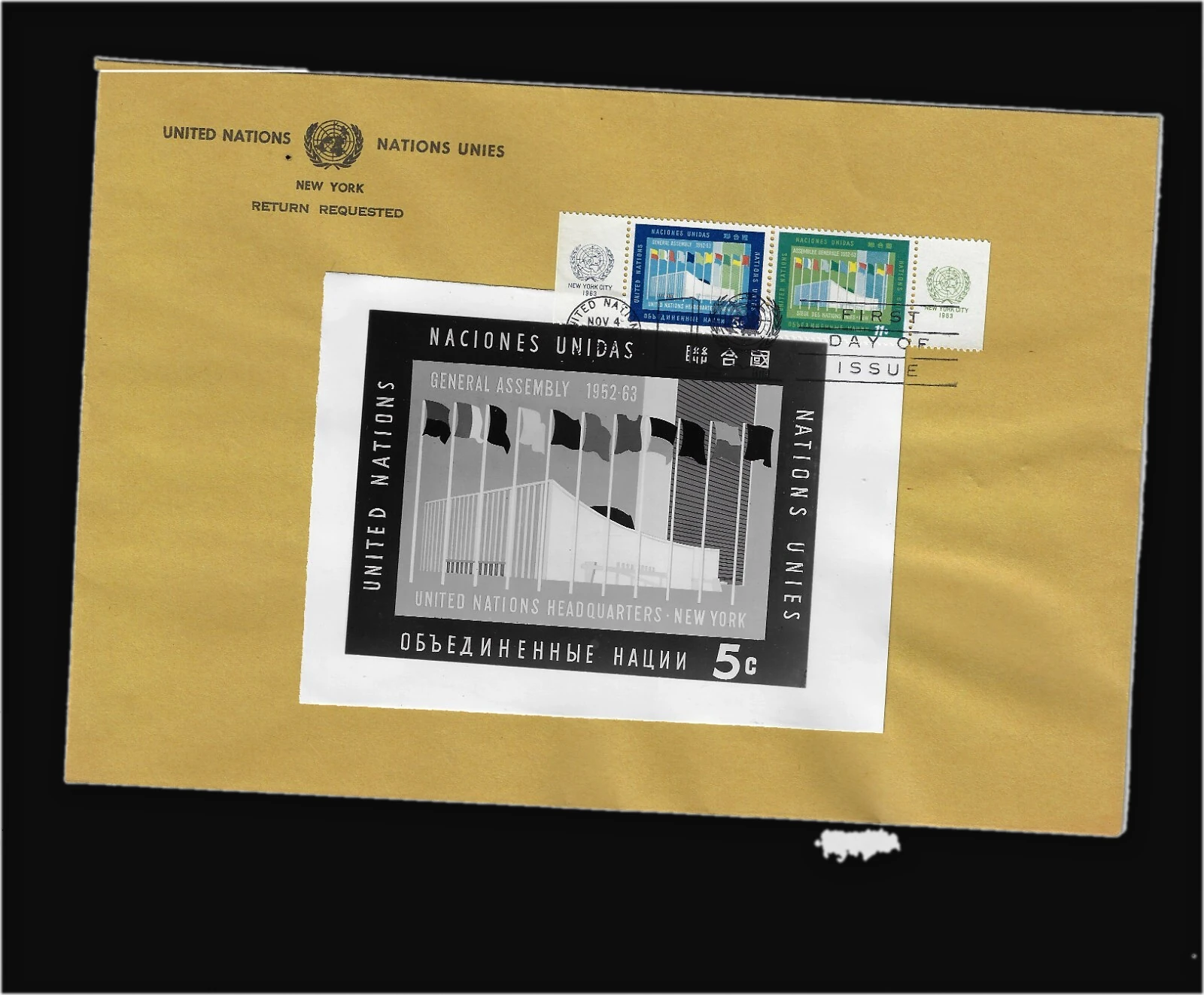 Oversize official envelope