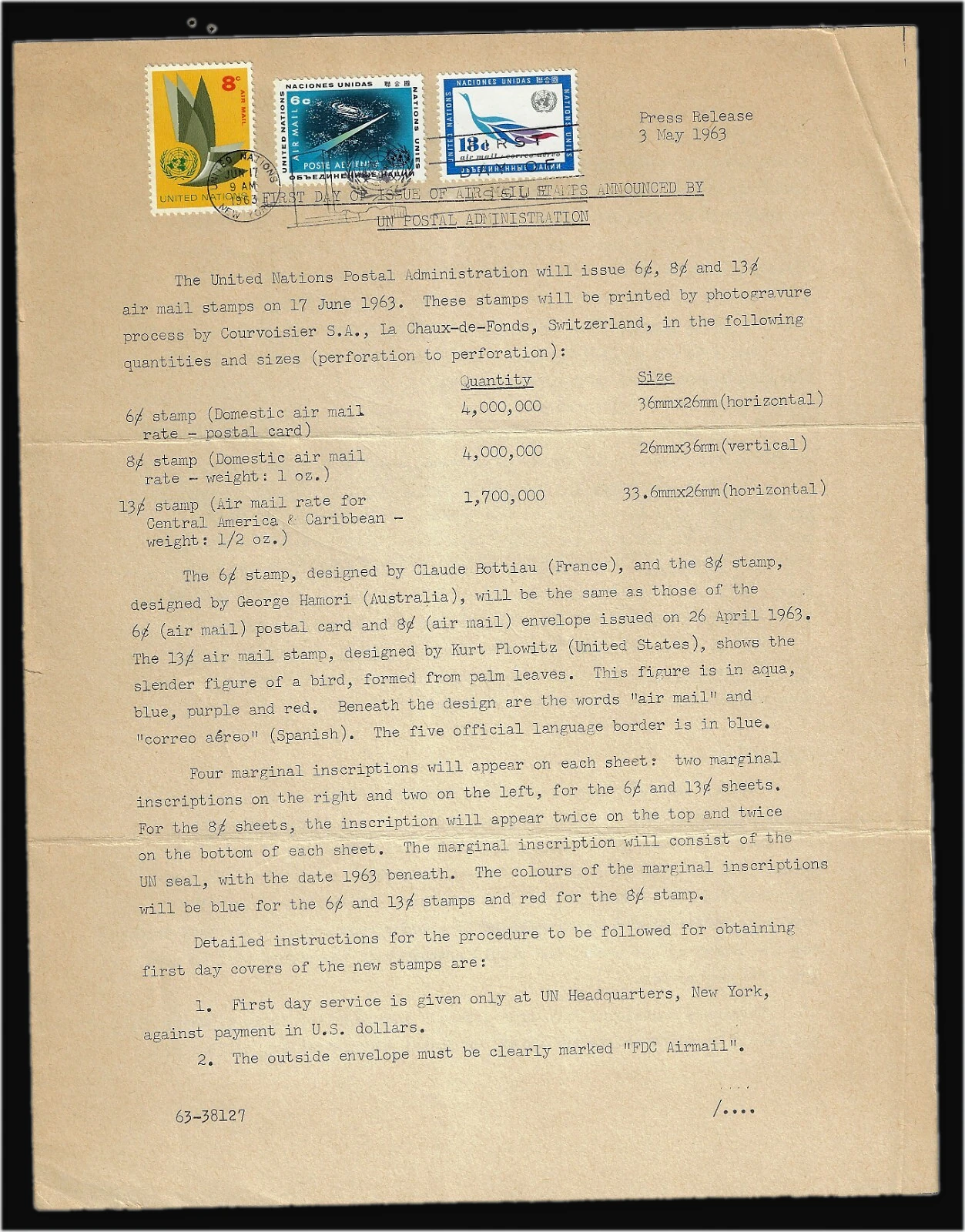Airmail press release